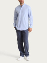 Camicia button down in Oxford Double Twisted Azzurri Uomo - Ragno