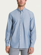 Camicia button down in Oxford Double Twisted Azzurri Uomo - Ragno