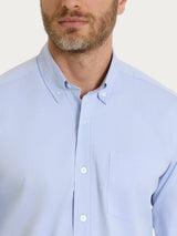 Camicia button down in Oxford Double Twisted Azzurri Uomo - Ragno