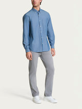 Camicia button down in Oxford Double Twisted Blu Uomo - Ragno