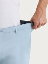 Bermuda con tasche in Satin Power Azzurri Uomo - Ragno