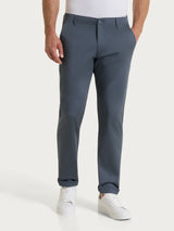 Pantalone con tasche america in Satin Power Neri Uomo - Ragno