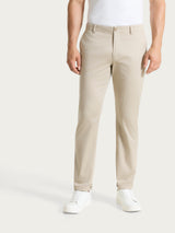 Pantalone con tasche america in Satin Power Marroni Uomo - Ragno