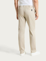 Pantalone con tasche america in Satin Power Marroni Uomo - Ragno