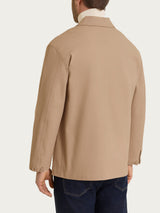 Giacca utility in Canvas Stretch Marroni Uomo - Ragno