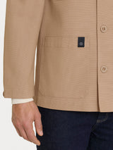 Giacca utility in Canvas Stretch Marroni Uomo - Ragno