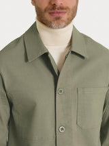 Giacca utility in Canvas Stretch Verdi Uomo - Ragno