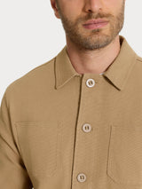 Giacca utility corta in Canvas Stretch Marroni Uomo - Ragno