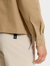 Giacca utility corta in Canvas Stretch Marroni Uomo - Ragno