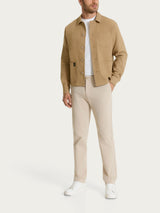 Giacca utility corta in Canvas Stretch Marroni Uomo - Ragno