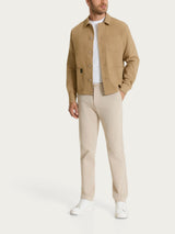 Giacca utility corta in Canvas Stretch Marroni Uomo - Ragno