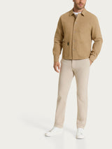 Giacca utility corta in Canvas Stretch Marroni Uomo - Ragno