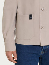 Giacca utility corta in Canvas Stretch Grigi Uomo - Ragno