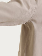 Giacca utility corta in Canvas Stretch Grigi Uomo - Ragno