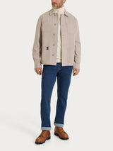 Giacca utility corta in Canvas Stretch Grigi Uomo - Ragno