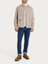 Giacca utility corta in Canvas Stretch Grigi Uomo - Ragno