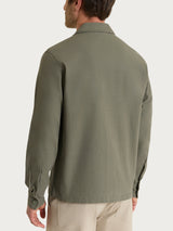 Giacca utility corta in Canvas Stretch Verdi Uomo - Ragno