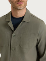Giacca utility corta in Canvas Stretch Verdi Uomo - Ragno
