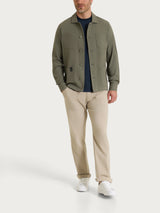 Giacca utility corta in Canvas Stretch Verdi Uomo - Ragno