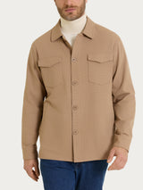 Shacket in Canvas Stretch Marroni Uomo - Ragno