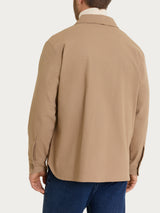 Shacket in Canvas Stretch Marroni Uomo - Ragno