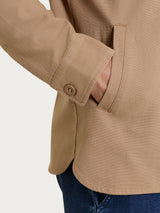Shacket in Canvas Stretch Marroni Uomo - Ragno