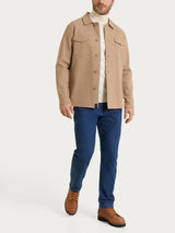 Shacket in Canvas Stretch Marroni Uomo - Ragno