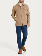 Shacket in Canvas Stretch Marroni Uomo - Ragno