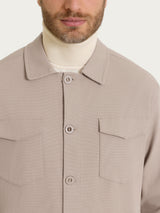 Shacket in Canvas Stretch Grigi Uomo - Ragno