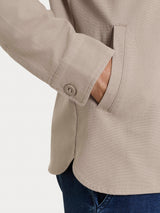 Shacket in Canvas Stretch Grigi Uomo - Ragno