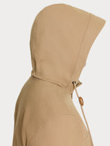 Cappotto con cappuccio In Canvas Stretch Marroni Uomo - Ragno