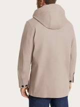 Cappotto con cappuccio In Canvas Stretch Grigi Uomo - Ragno