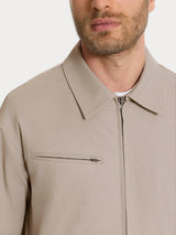 Giacca con zip in Canvas Stretch Grigi Uomo - Ragno