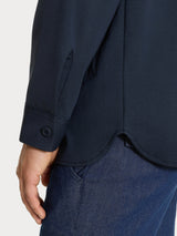 Giacca con tasche in Compact Light Blu Uomo - Ragno