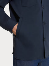 Giacca con tasche in Compact Light Blu Uomo - Ragno