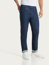Jeans 5 Bolsillos en Light Denim Morado Hombre - Ragno