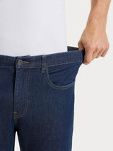 Jeans 5 Bolsillos en Light Denim Morado Hombre - Ragno