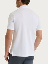 Polo in Cotone Piquet Double Mercerized Bianchi Uomo - Ragno