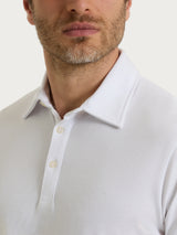 Polo in Cotone Piquet Double Mercerized Bianchi Uomo - Ragno