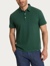Polo in Cotone Piquet Double Mercerized Verdi Uomo - Ragno