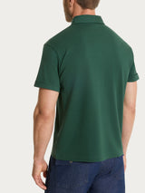 Polo in Cotone Piquet Double Mercerized Verdi Uomo - Ragno