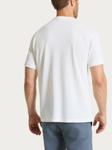 T-shirt girocollo in Cotone Piquet Double Mercerized Bianchi Uomo - Ragno