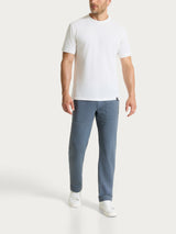 T-shirt girocollo in Cotone Piquet Double Mercerized Bianchi Uomo - Ragno