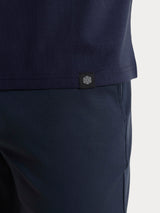 Maglietta girocollo in Jersey Double Mercerized Blu Uomo - Ragno