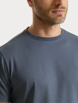 Maglietta girocollo in Jersey Double Mercerized Neri Uomo - Ragno