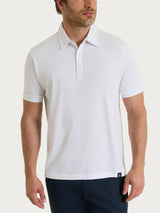 Polo a manica corta in Jersey Double Mercerized Bianchi Uomo - Ragno