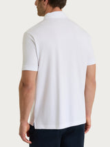 Polo a manica corta in Jersey Double Mercerized Bianchi Uomo - Ragno