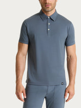 Polo a manica corta in Jersey Double Mercerized Neri Uomo - Ragno
