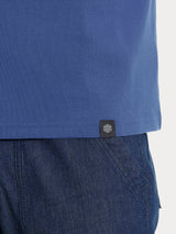 Maglietta girocollo tinta unita in Ultralight Blu Uomo - Ragno