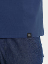 Maglietta girocollo tinta unita in Ultralight Blu Uomo - Ragno